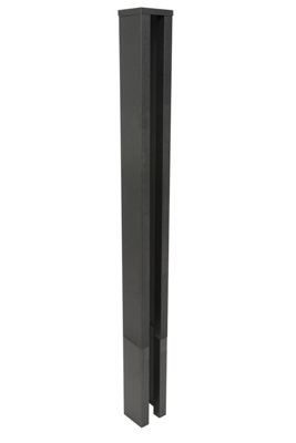 End Post - Post Extender - Black - Six Feet Extension