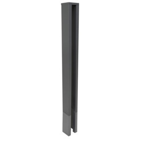 End Post - Post Extender - Graphite Grey - Eight Feet Extension