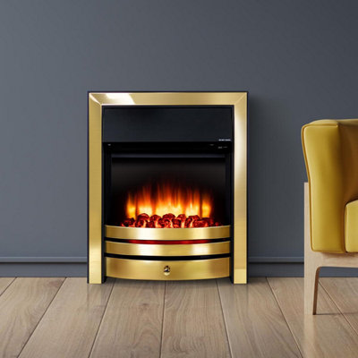 Endeavour Fires Roxby Electric Fire - Brass