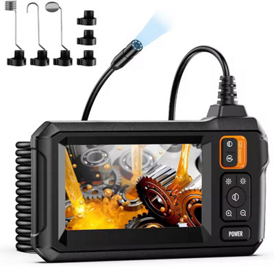 Endoscope Inspection Camera, Dual-Lens 1920 HD Inspection Camera with ...