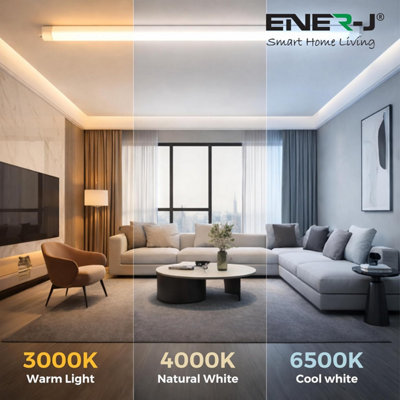 Ener-J 5 Pack T8 LED Tube 150cm 22W CCT Switchable Colour Temperature