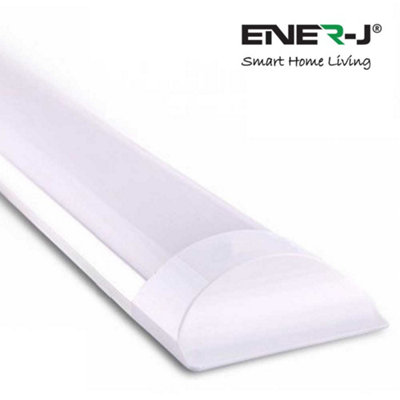 Ener J LED Prismatic Batten Fitting IP20 45W 150cm 6500K Pack of 2