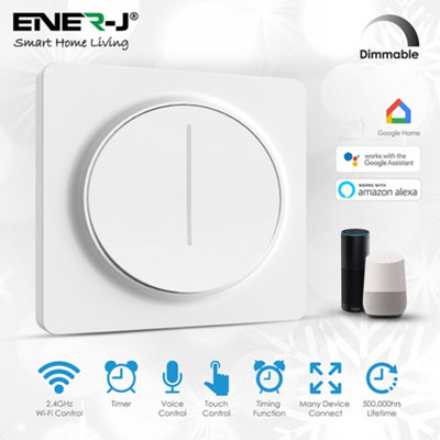 Ener - J Smart Wi-Fi 1 Gang Dimmable Touch Switch Stepless Dimming ...