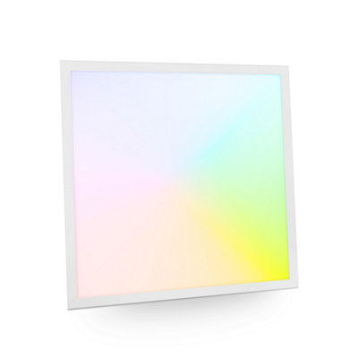Ener-J White Smart RGB CCT Backlit LED Panel 600 x 600mm 40W 4000lm App Voice and Remote Control