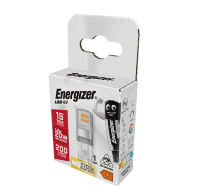 Energizer 1.8w LED G9 2700k 200lm - Extra Warm White