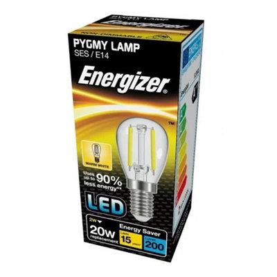 Energizer 2w SES Clear LED Pygmy 3000k - Warm White