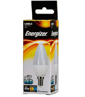 Energizer 5.9w SES 2700k Frosted LED Candle Bulb - Extra Warm White