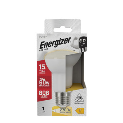 Energizer 7.3w LED E27 R63 2700k - Extra Warm White