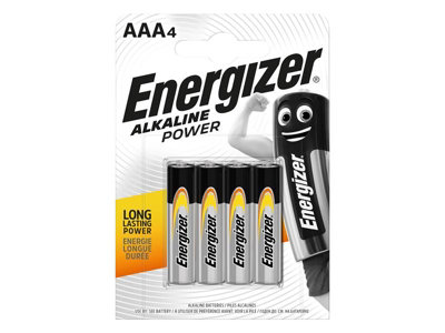 Energizer Alkaline Power AAA E91 Pack 4