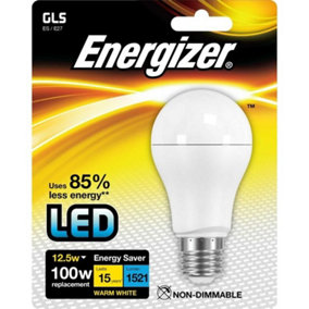 Energizer LED GLS 12.5w 1521lm Light Bulb E27 Warm White White (One Size)