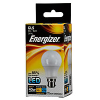 Energizer LED GLS B22 Opal Boxed Bulb Warm White (5.6w)