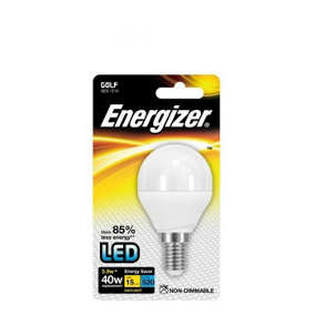 Energizer LED Golf 5.9w Opal 470lm Light Bulb E14 Daylight White (One Size)