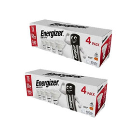 Energizer LED GU10 Spotlight Bulb 4.2W (50W Replacement) - Pack of 8 LED Bulbs (Cool White, 50W Equivalent Non Dimmable)