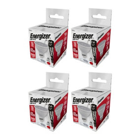 Energizer LED GU5.3 (MR16) Non-Dimmable Bulb, Cool White 345 lm 4.5W (Pack of 4)