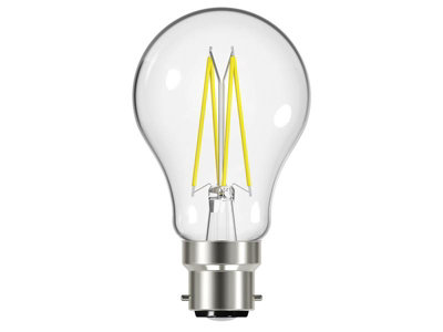 Energizer S12851 LED BC (B22) GLS Filament Dimmable Bulb, Warm White 806 lm 7.2W ENGS12851