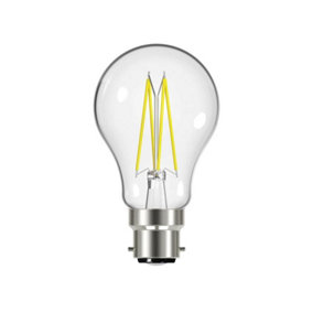 Energizer S12851 LED BC (B22) GLS Filament Dimmable Bulb, Warm White 806 lm 7.2W ENGS12851