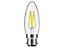 Energizer S12855 LED BC (B22) Candle Filament Dimmable Bulb, Warm White 470 lm 4W ENGS12855