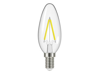 Energizer S12856 LED SES (E14) Candle Filament Dimmable Bulb, Warm White 470 lm 4.8W ENGS12856