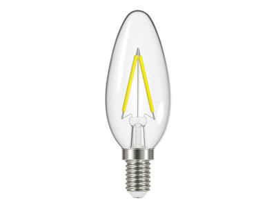 Energizer S12869 LED SES (E14) Candle Filament Non-Dimmable Bulb, Warm White 470 lm 4W ENGS12869