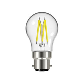 Energizer S12871 LED BC (B22) Golf Filament Non-Dimmable Bulb, Warm White 470 lm 4W ENGS12871