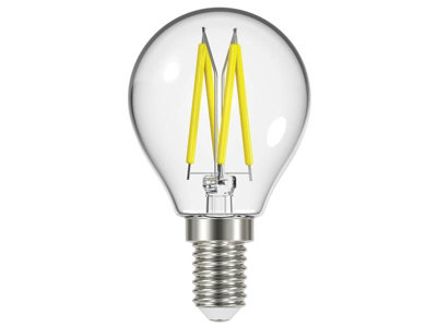 Energizer S12872 LED SES (E14) Golf Filament Non-Dimmable Bulb, Warm White 470 lm 4W ENGS12872