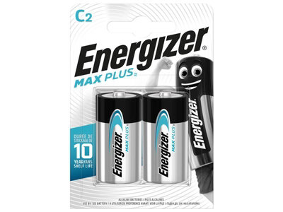 Energizer S13461 MAX PLUS C Alkaline Batteries (Pack 2) ENGMAXPC2