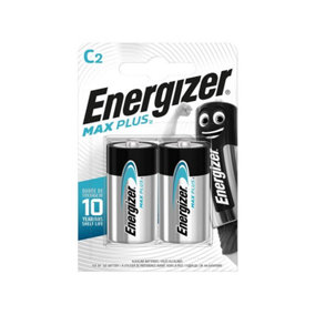 Energizer S13461 MAX PLUS C Alkaline Batteries (Pack 2) ENGMAXPC2