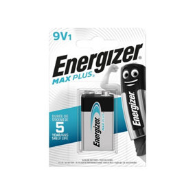 Energizer S13463 MAX PLUS 9V Alkaline Battery (Pack 1) ENGMAXP9V1