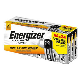 Energizer S18552 AA Cell Alkaline Power Batteries (Pack 24) ENGPOWAA24