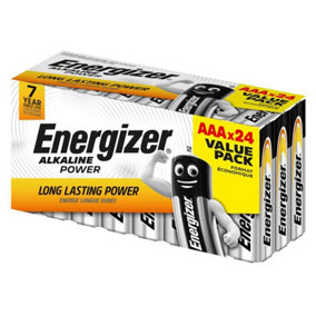 Energizer S18553 AAA Cell Alkaline Power Batteries (Pack 24) ENGPOWAAA24