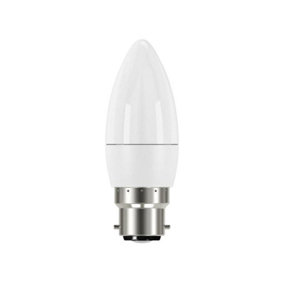 Energizer S8843 LED BC (B22) Opal Candle Non-Dimmable Bulb, Warm White 250 lm 3.3W ENGS8843