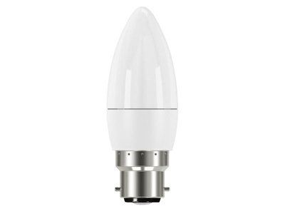 Energizer S8850 LED BC (B22) Opal Candle Non-Dimmable Bulb, Warm White 470 lm 5.2W ENGS8850