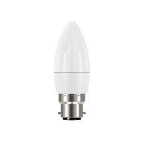 Energizer S8850 LED BC (B22) Opal Candle Non-Dimmable Bulb, Warm White 470 lm 5.2W ENGS8850