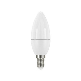 Energizer S8851 LED SES (E14) Opal Candle Non-Dimmable Bulb, Warm White 470 lm 5.2W ENGS8851