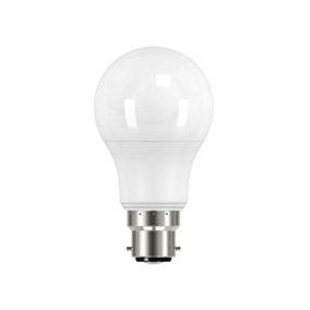 Energizer S8857 LED BC (B22) Opal GLS Non-Dimmable Bulb, Warm White 470 lm 5.5W ENGS8857