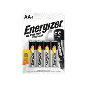 Energizer S8992 AA Cell Alkaline Power Batteries (Pack 4) ENGPOWERAA