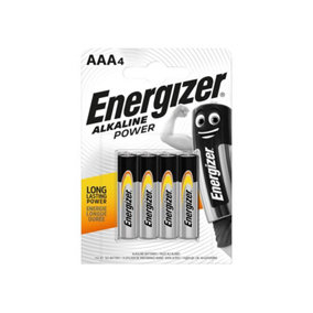 Energizer S8993 AAA Cell Alkaline Power Batteries (Pack 4) ENGPOWERAAA