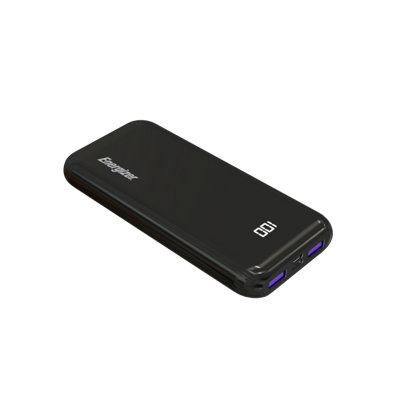 Energizer UE10011PQ 10,000mAh Fast Charging Power Bank with 1 x USB-C Power Delivery & 2 x Smart USB-A