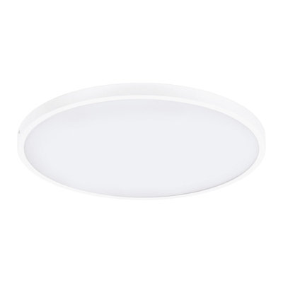 Energy Efficient 27W LED Round Surface Mounted Wall and Ceiling Light 600mm in White