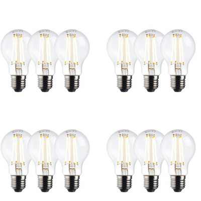 Energy-Efficient 4 Pack Dimmable E27 LED Light Bulbs - Warm White 2700K ...