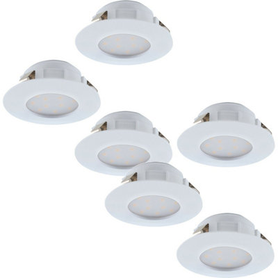 Energy-Efficient 6W LED Flush Ceiling Downlight - Available in 2 or 3 Pack