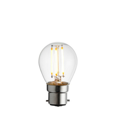 Energy-Efficient Dimmable 4W B22 Golf LED Light Bulb - Warm White 2700K with 470 Lumens