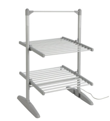 Energy Efficient Heated Electric Clothes Airer - 2 tier