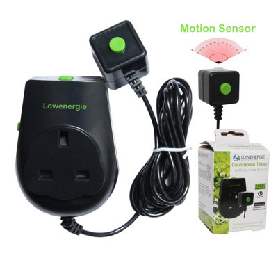 Energy Saving Black Countdown Timer With Remote & PIR Price Comparisons | Compare The Build
