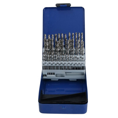 Stark USA 115 PC Piece Metal Fractional Drill Index Chart BIT Set Kit For Steel