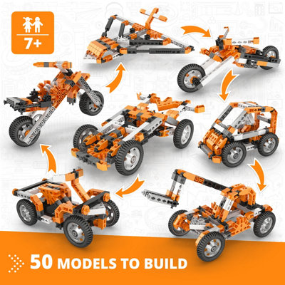 Engino Creative Builder Motorized Construction Kit - 50 Models