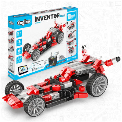 Engino Inventor Mechanics Motorized Race Car Construction Kit - 10 ...