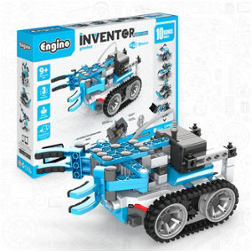 Engino Inventor Mechanics Robotized GinoBot Construction Kit - 10 Bonus Models