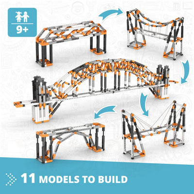 Engino STEM Architecture Eiffel Tower & Sydney Bridge Construction Kit