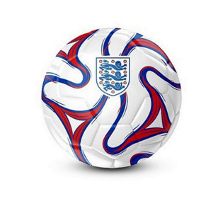 England FA Crest Football White/Red/Blue (5)